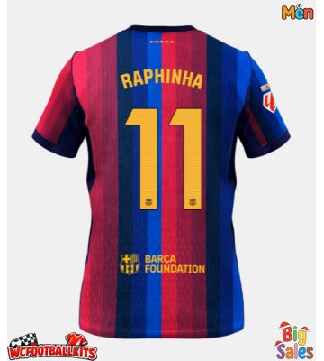 Barcelona Raphinha Belloli #11 Replica Home Stadium Shirt 2026-27 Short Sleeve
